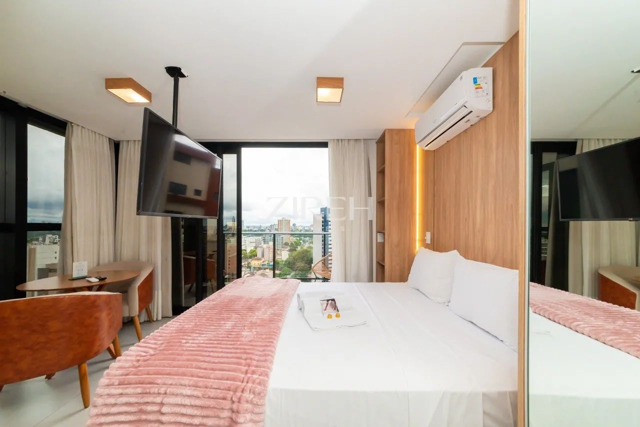 STUDIO MOBILIADO PARA ALUGAR NO BATEL | EDIFÍCIO DIAMOND TOWER - Foto 2
