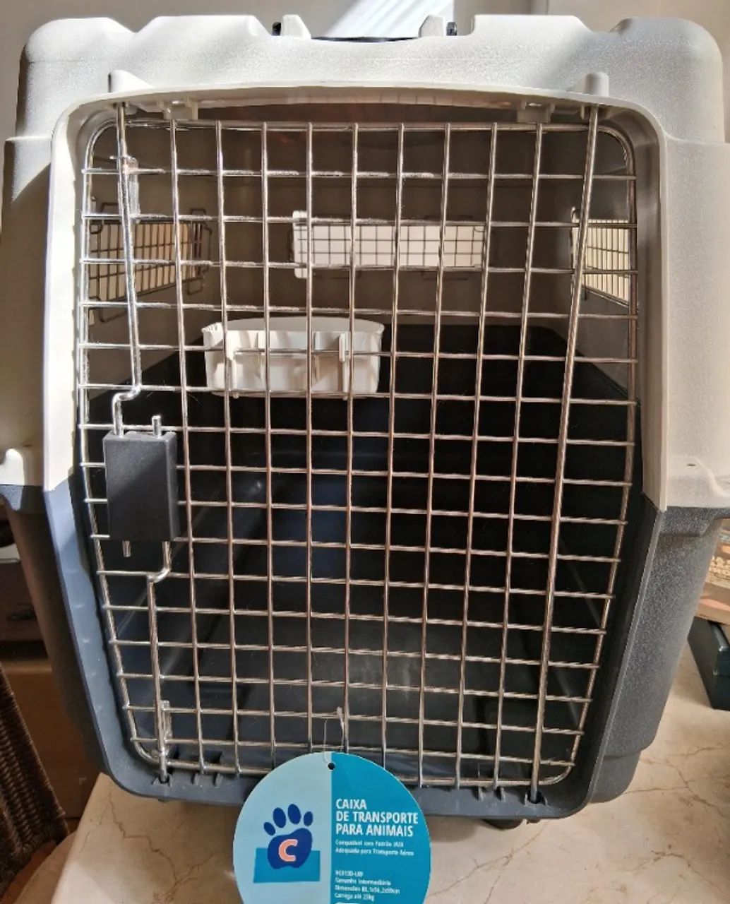 Caixa de transporte nova para pets até 23kg - Foto 3