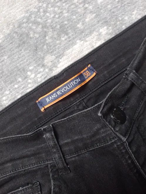 Calça jeans masculina preta - Foto 3