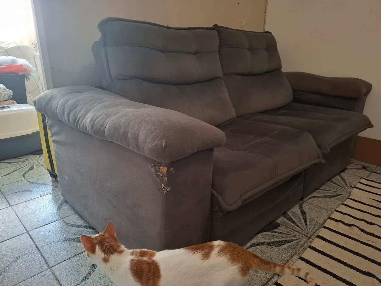 Sofá reclináveis e retrátil 2m - Foto 2