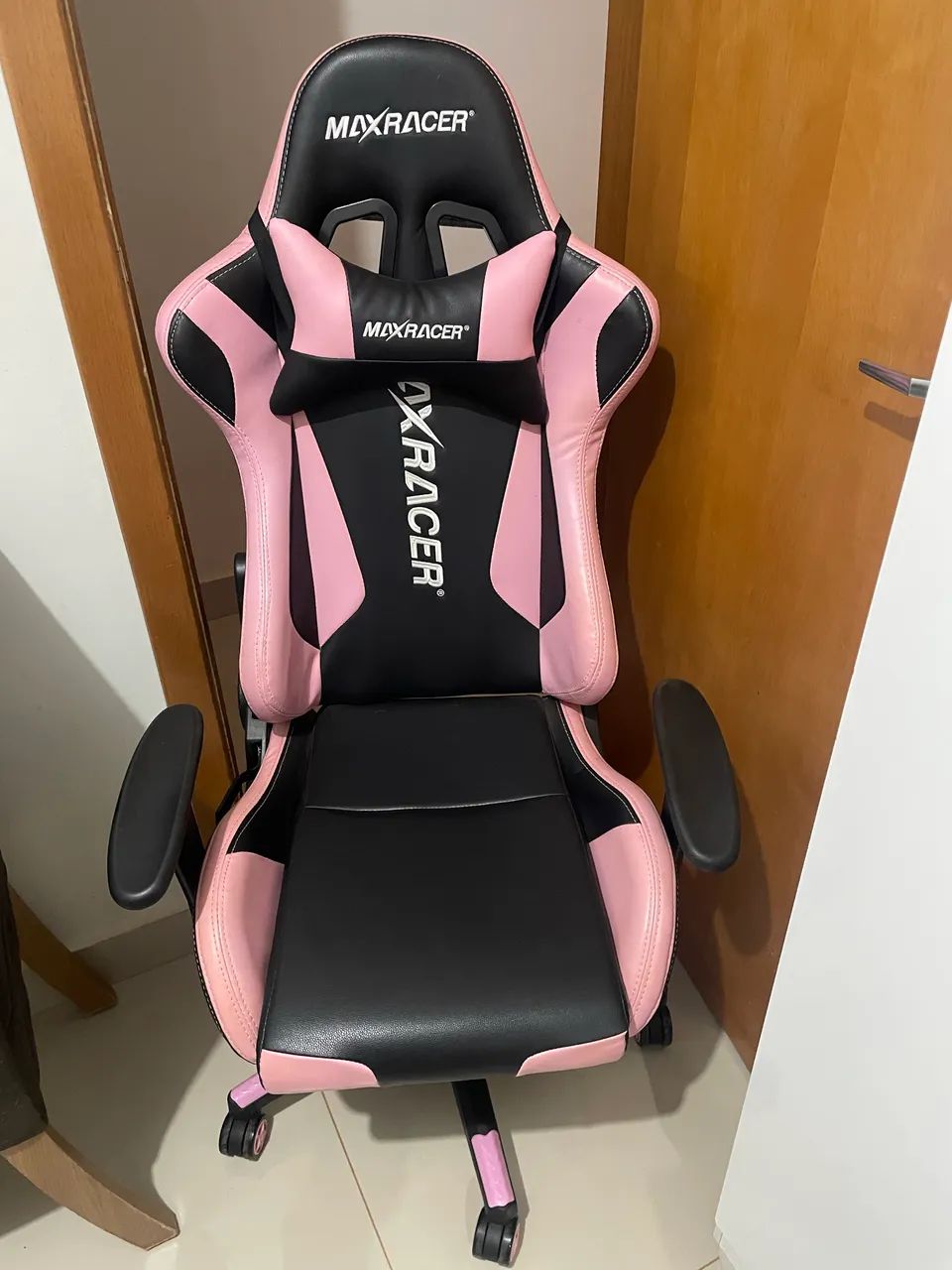 Cadeira Gamer Max Racer Skilled Rosa