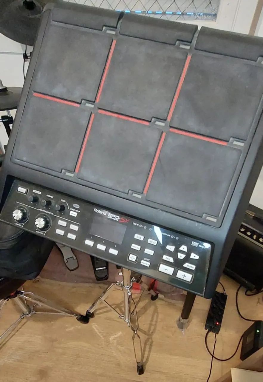Roland Spd Sx Sampling Pad Cor Preto - Foto 3