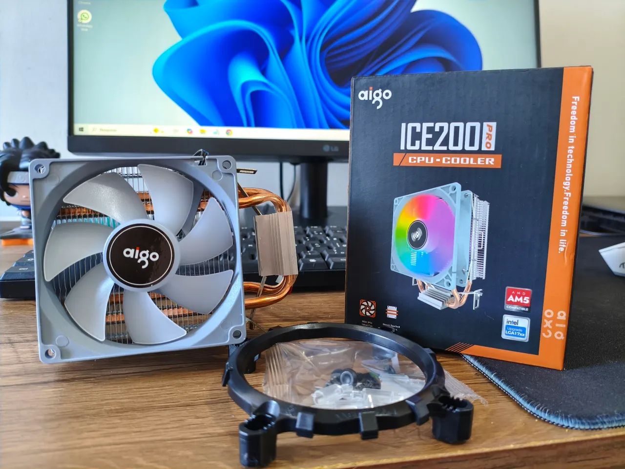Cooler para Processador Aigo RGB Ice200 Pro AMD/Intel