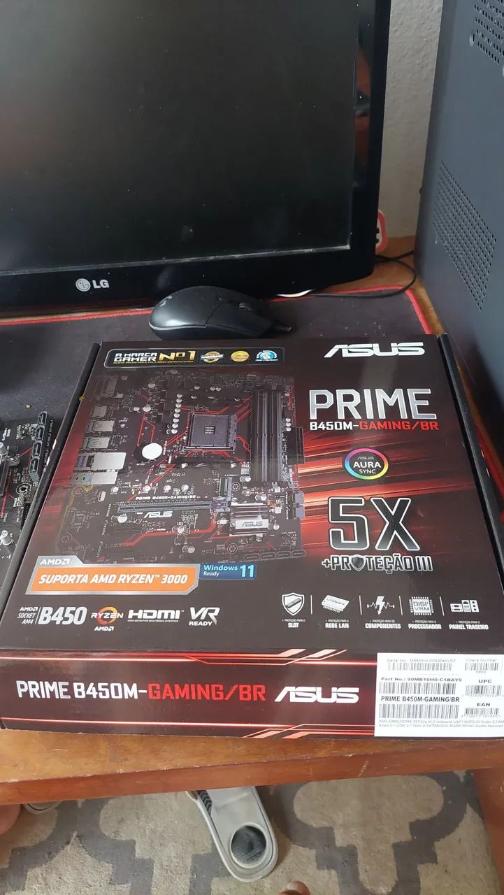 Placa mãe asus prime b450m socket am4 - Foto 3