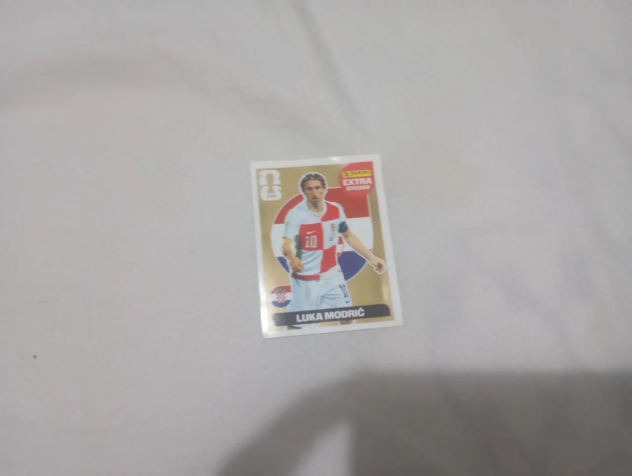Card extra sticker modric Gold copa 2026