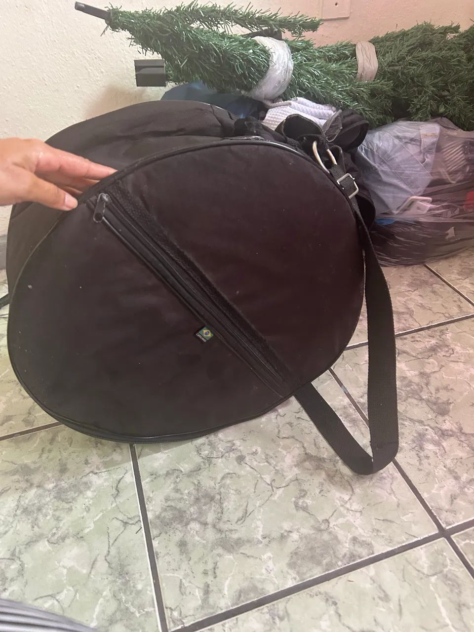 Caixa de Bateria / bolsa e estante para caixa - Foto 4