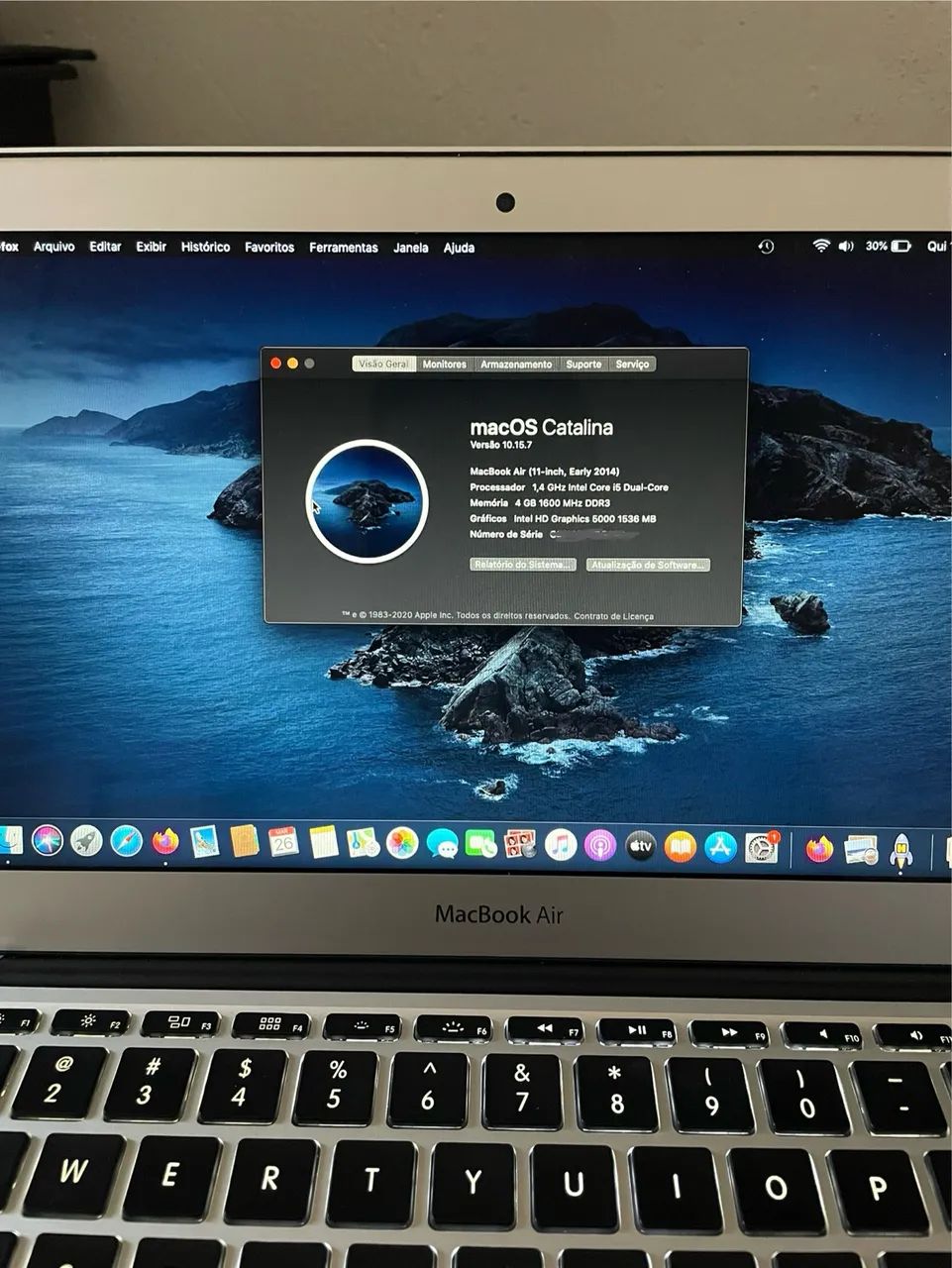 Macbook Air 2014 - Notebooks - Santa Cruz dos Lázaros, Jacareí