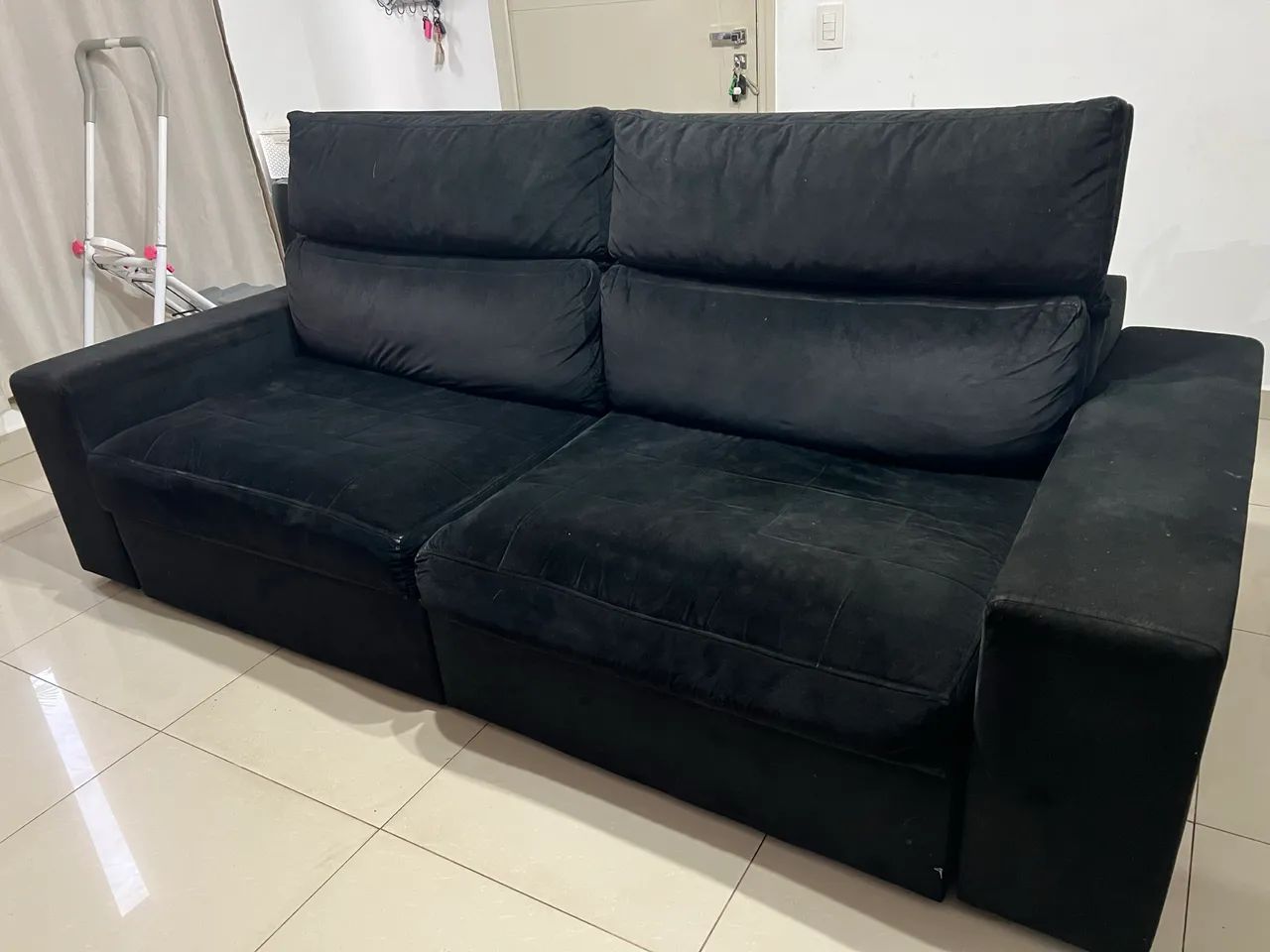 ? Sofá Retrátil e Reclinável 2,53m - Grande, Muito Confortável e de Excelente Qualidade