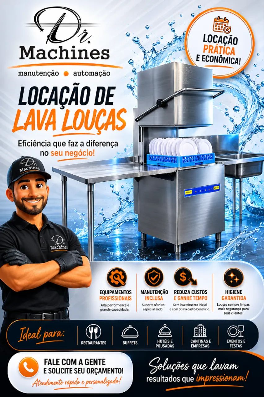 LOCAÇÃO DE LAVA LOUÇAS INDUSTRIAL - Foto 2