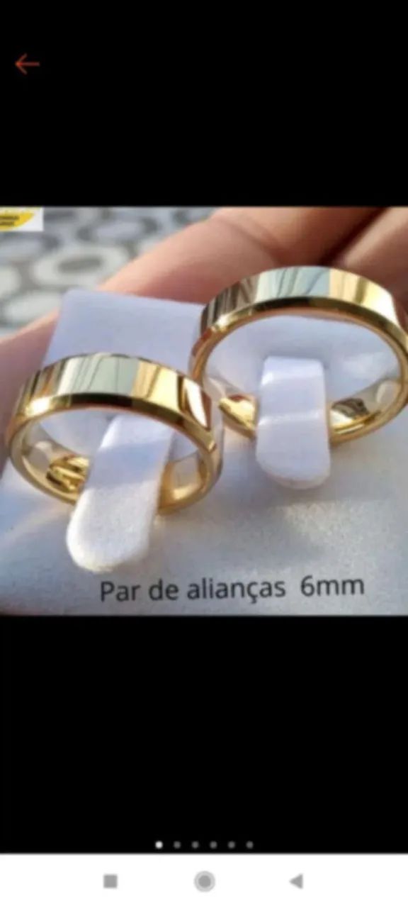 Aliança aço inoxidável vários modelos  - Foto 2