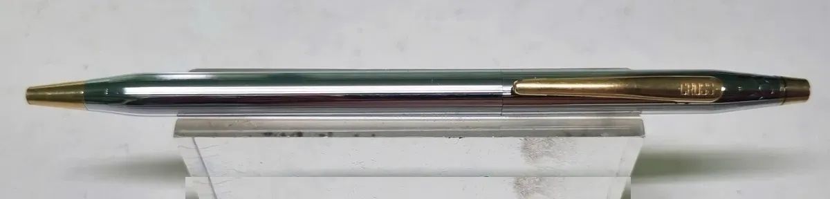 Caneta Esferográfica Cross Century Medalist Cromado Folheado a Ouro