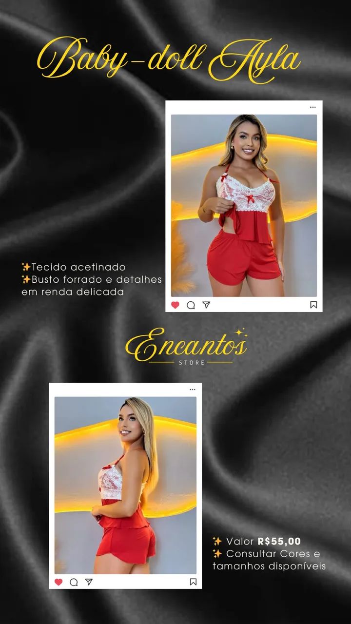 Camisolas, baby doll e robe  - Foto 2