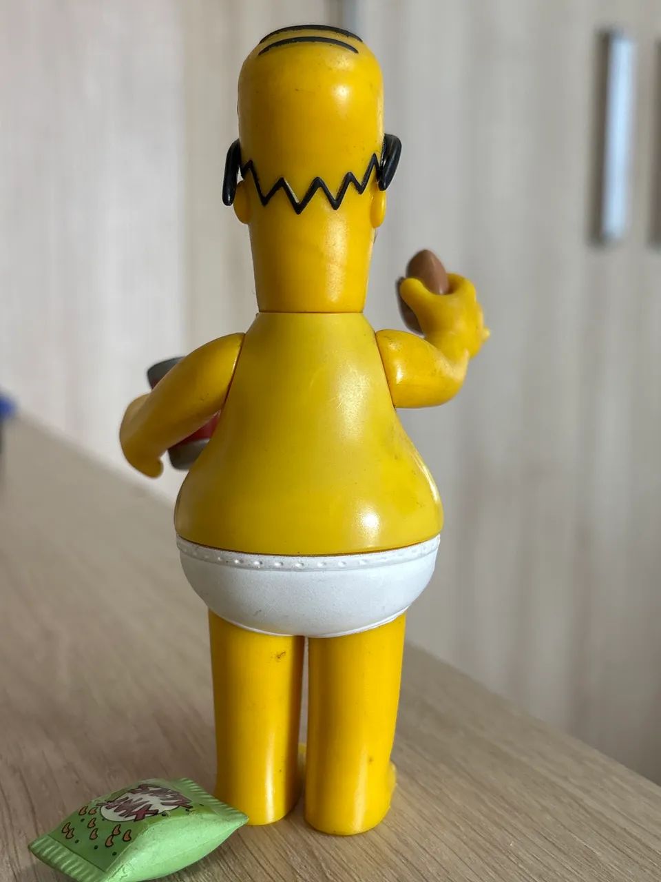 Action figure Simpsons, playmates, Homer Underware, produto em ótimo estado, importado  - Foto 3