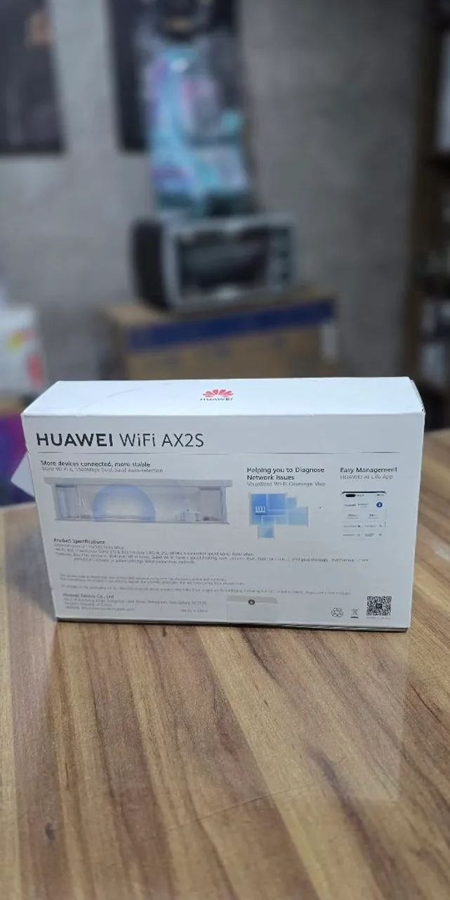Roteador Huawei Wifi 6 AX2S AX1500 4 Antenas WS7000-42 Branco<br> - Foto 3