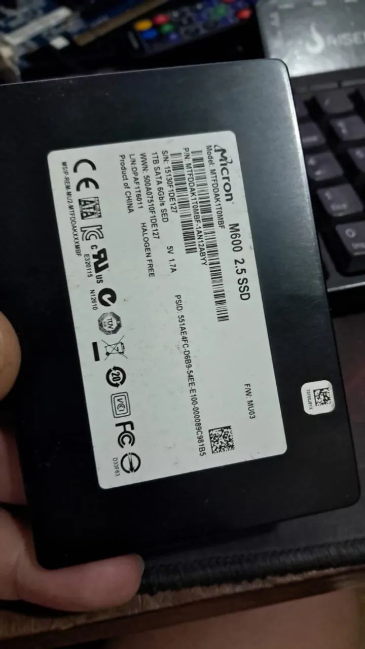 SSD Micron M600 1 tera - Foto 2