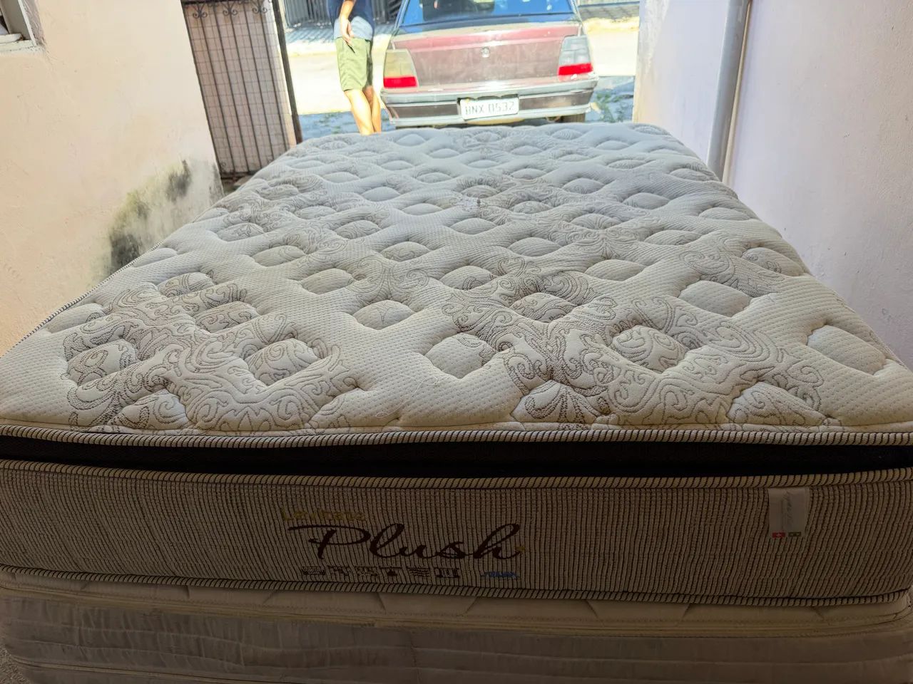 Cama box mas colchão casal padrão 