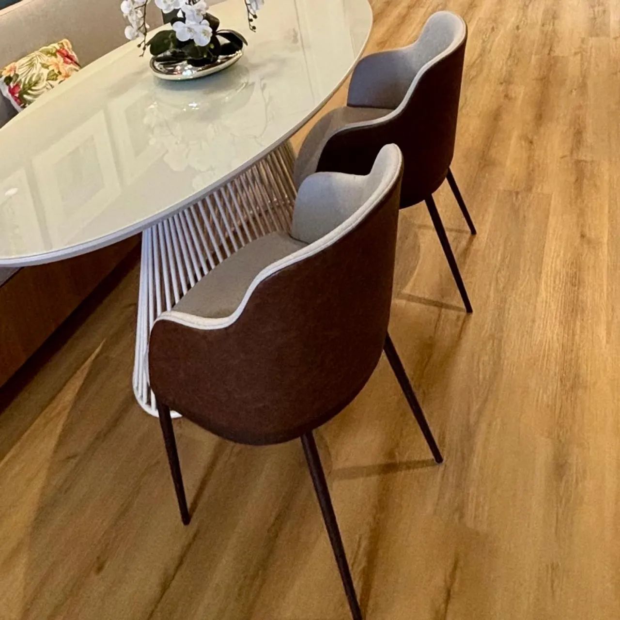 2 Cadeiras Garne Slim Braço