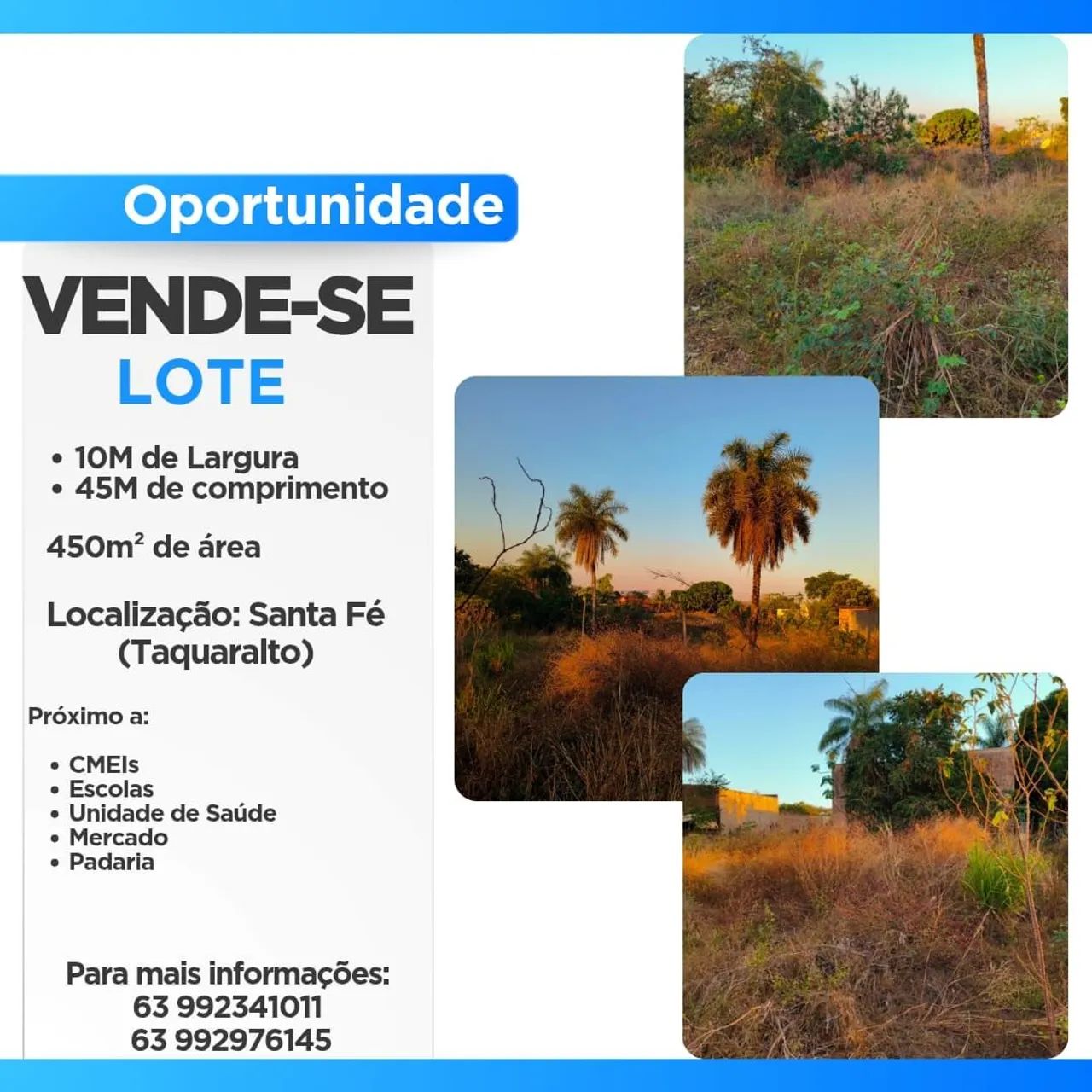 Oportunidade! Terreno 450 m² com Documentação Regular - Santa Fé