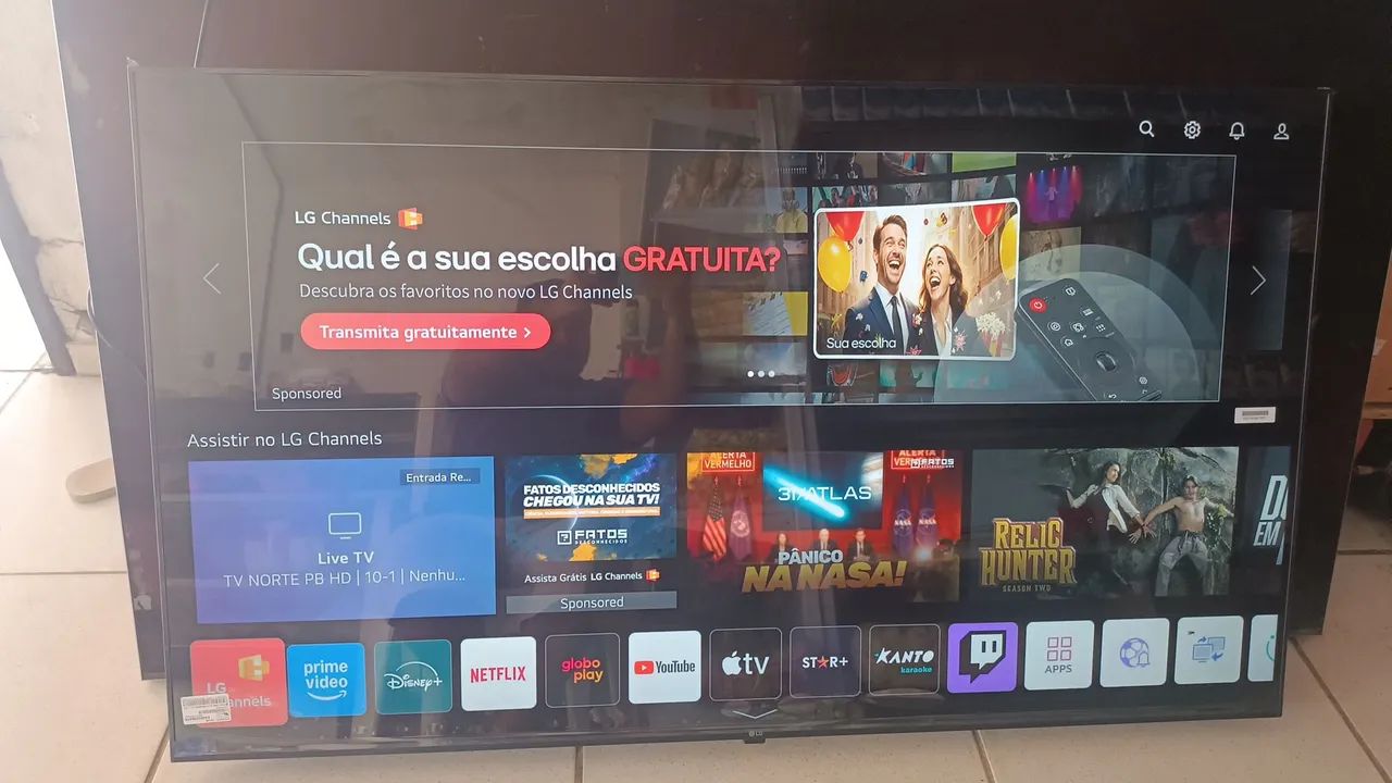 Tv Smart LG 55 Polegadas 4k Ultra HD Completa  - Foto 4