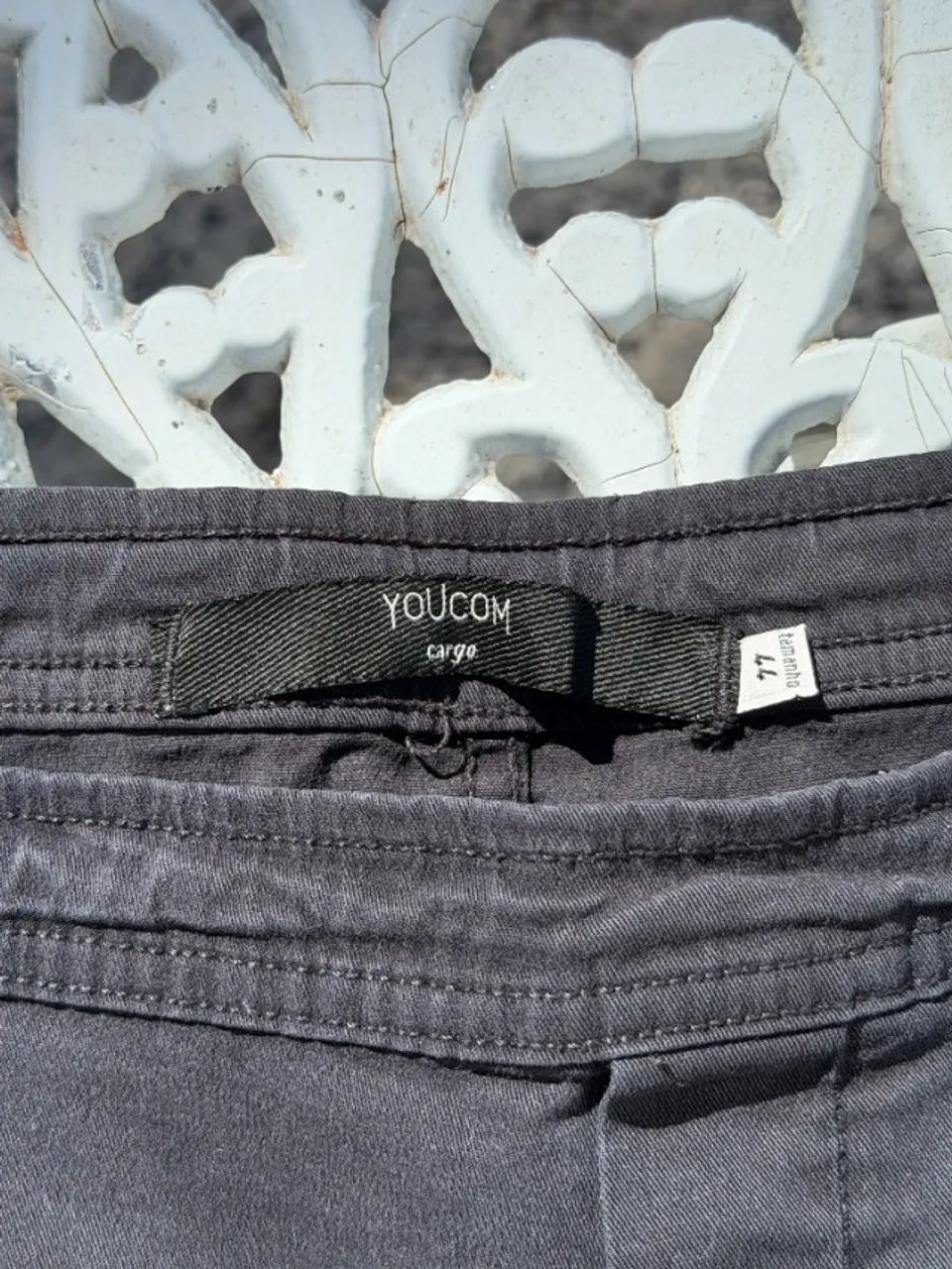 Calça Cargo Youcom Reta 44 - Preta - Foto 4