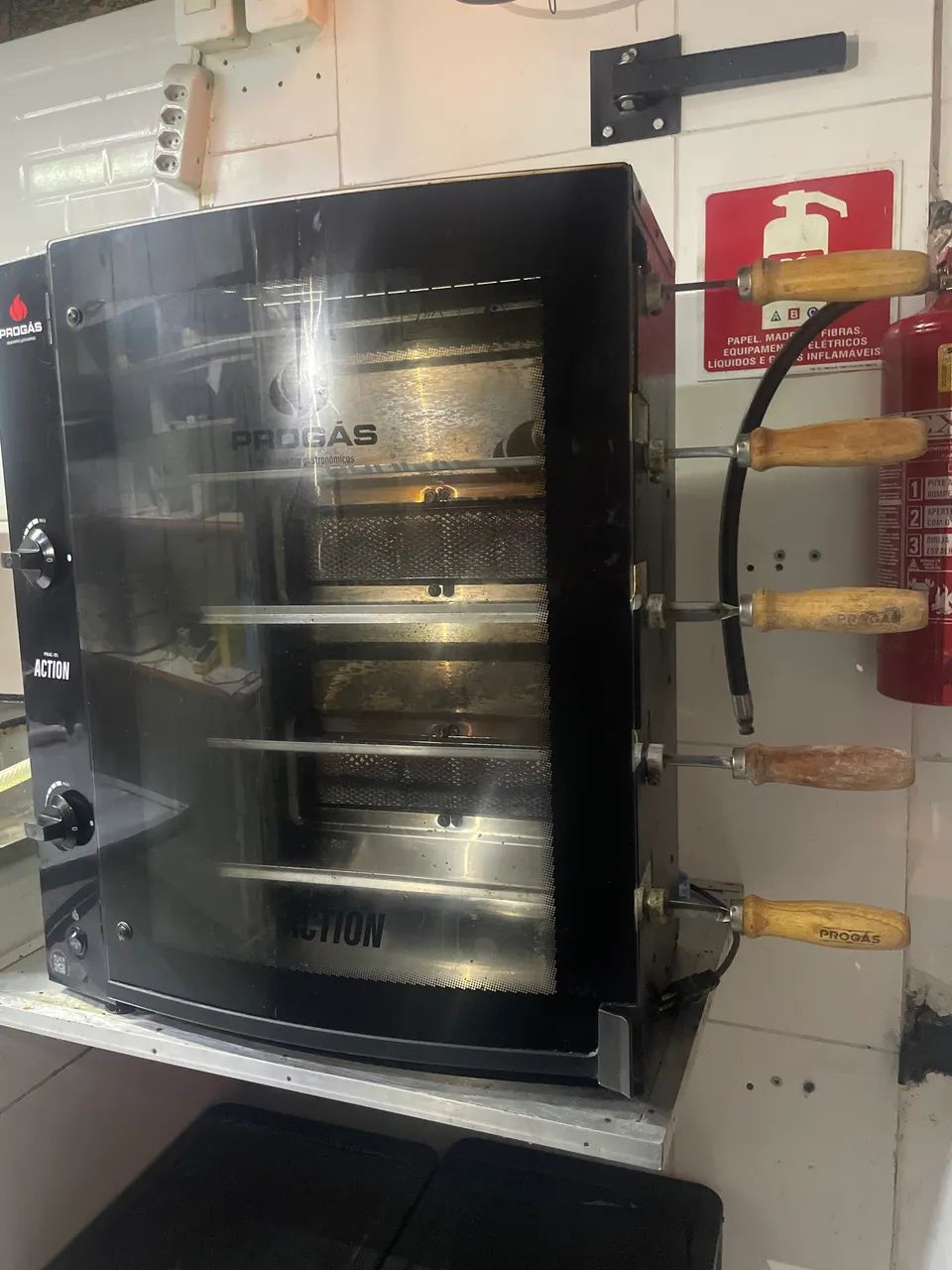 Forno rotativo portátil 