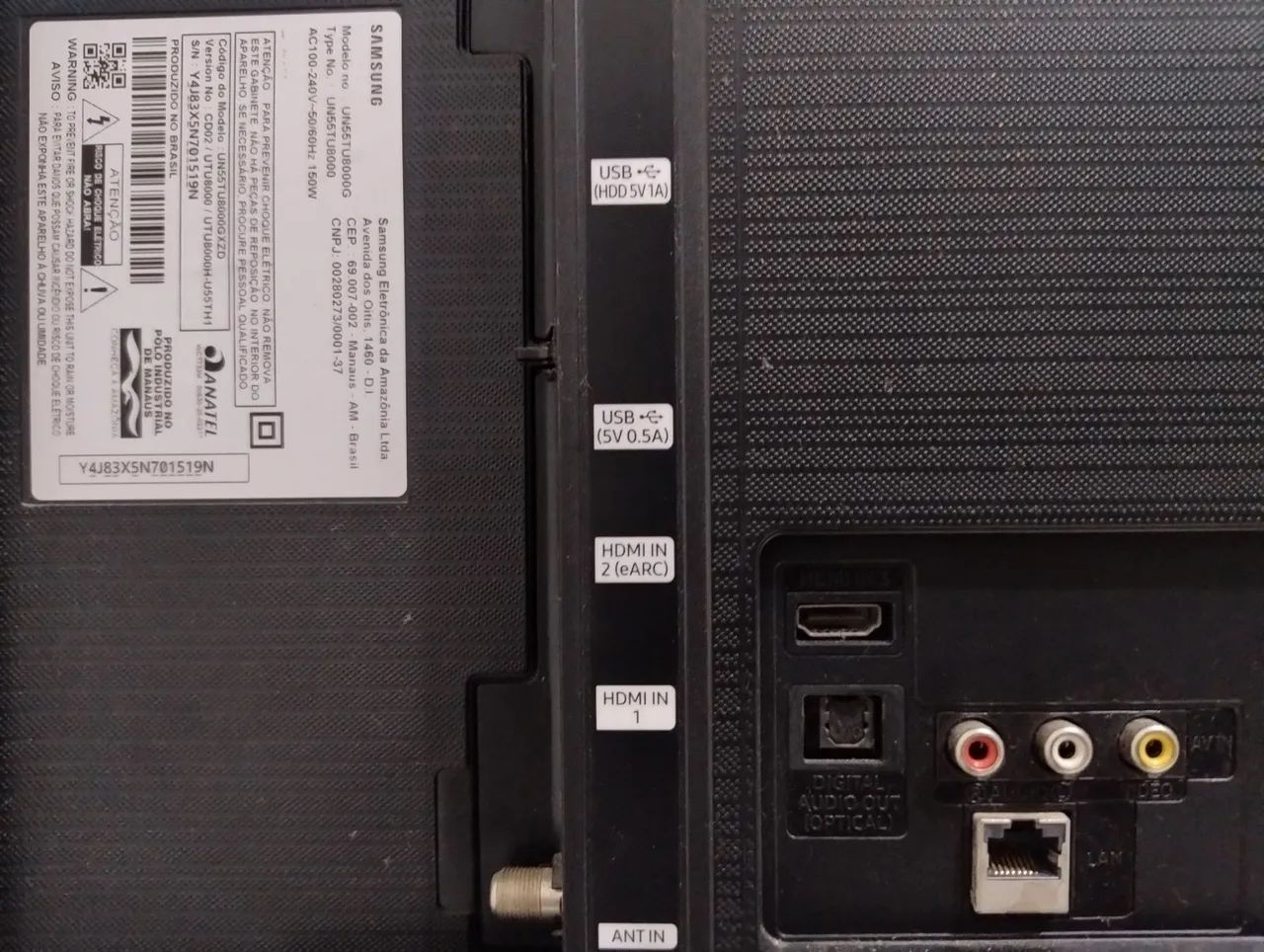 Smartv Samsung 4k 55 polegadas ( COM DEFEITO ) - ( LEIA A DESCRIÇÃO ). - Foto 4