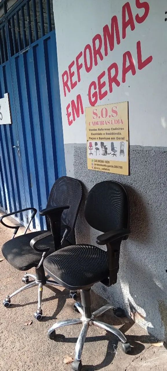 Cadeira secretaria reformada  - Foto 2