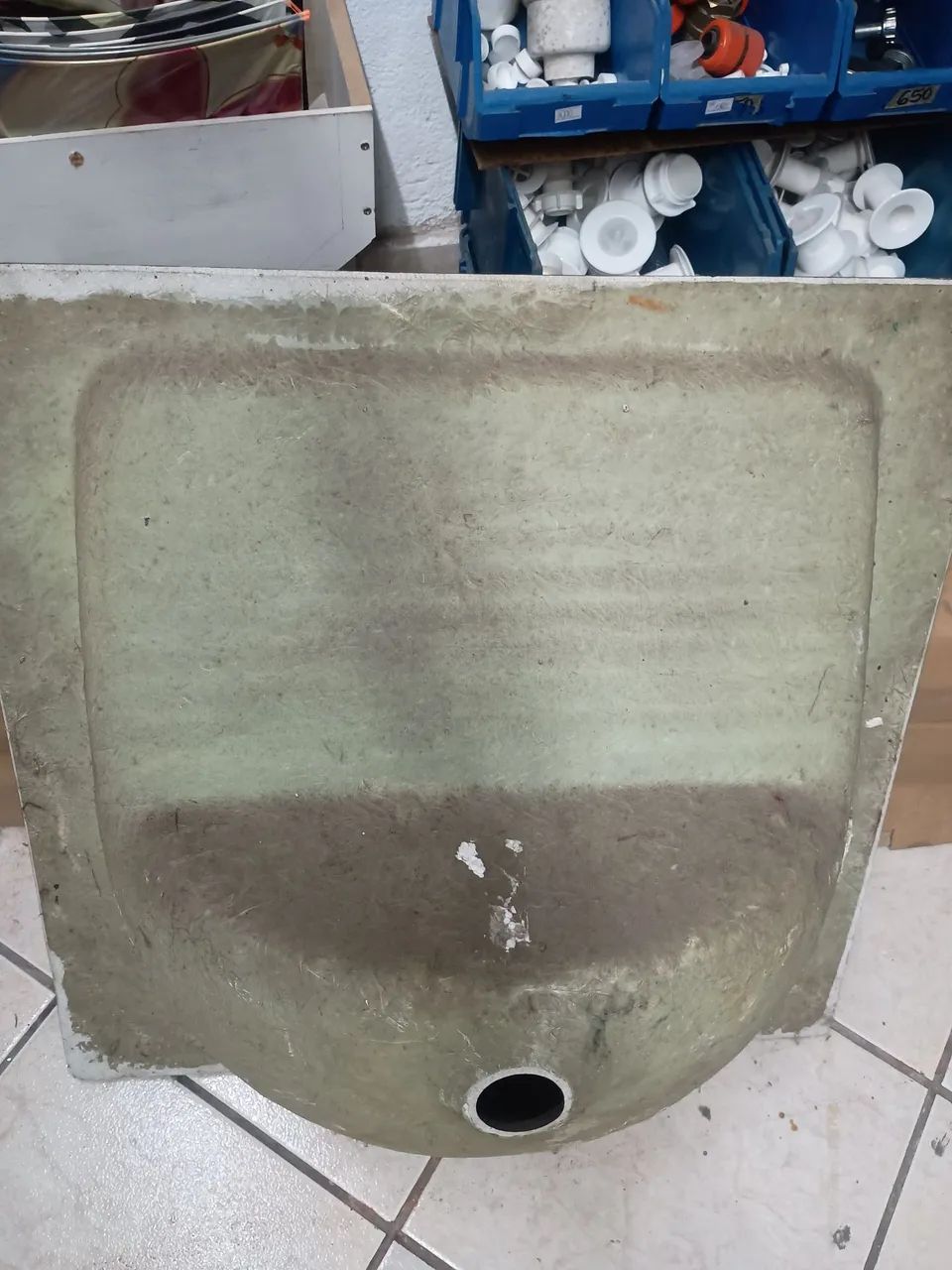 Tanque em mármore sintético preto muito Top. Sua casae lavanderia merece o melhor  - Foto 5