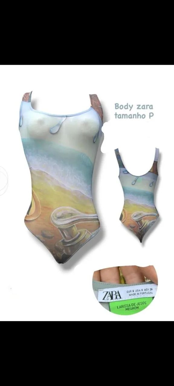 Body Zara Argentina Tamanho  P