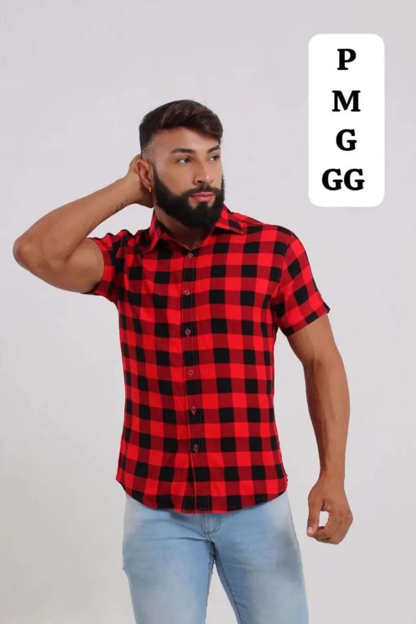 Camisas xadrez atacado e varejo do p ao gg - Foto 5