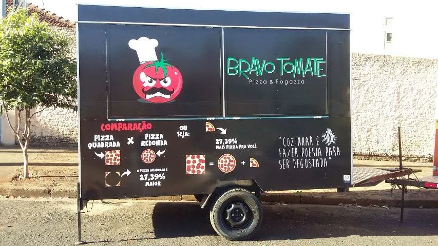 Trailer pizza food