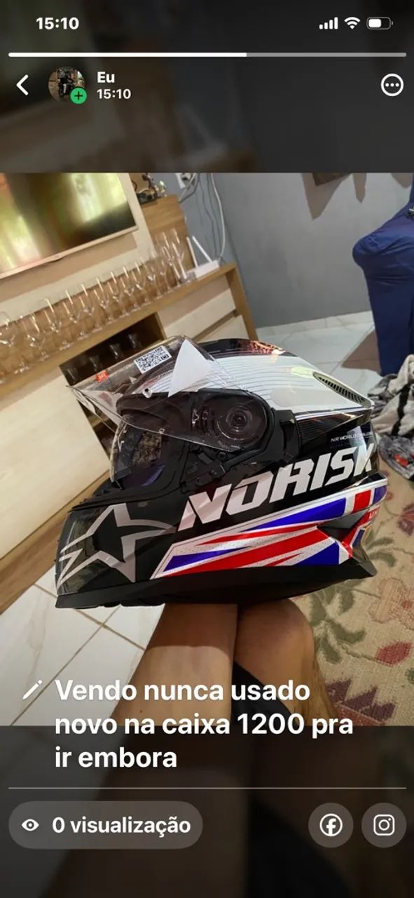 Norisk N56 zero na caixa nunca usado  - Foto 5