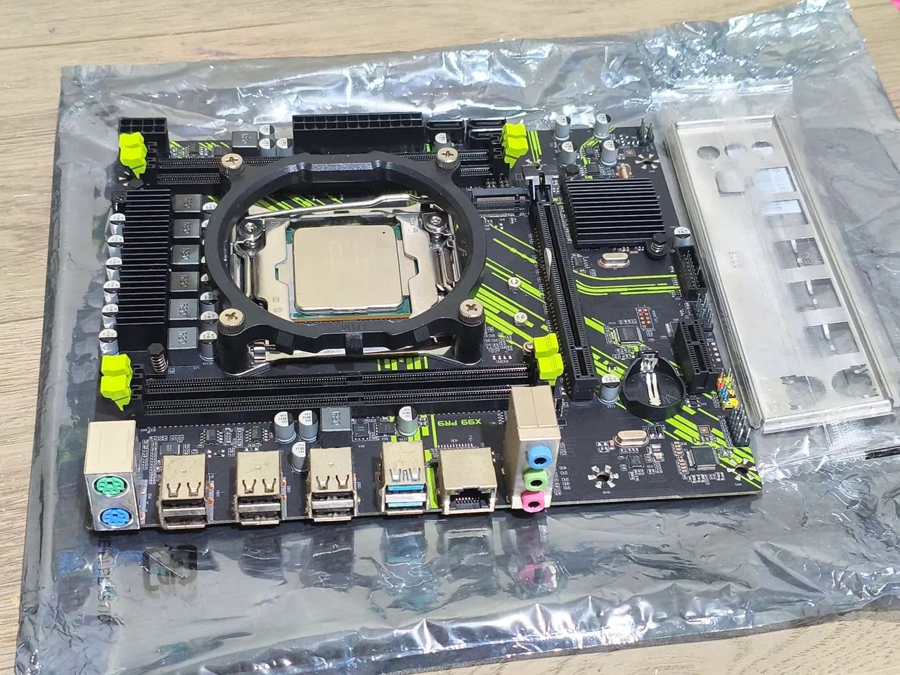Kit Placa Mãe Xeon X99 DDR4+Xeon E5 2666 V3 - Foto 2