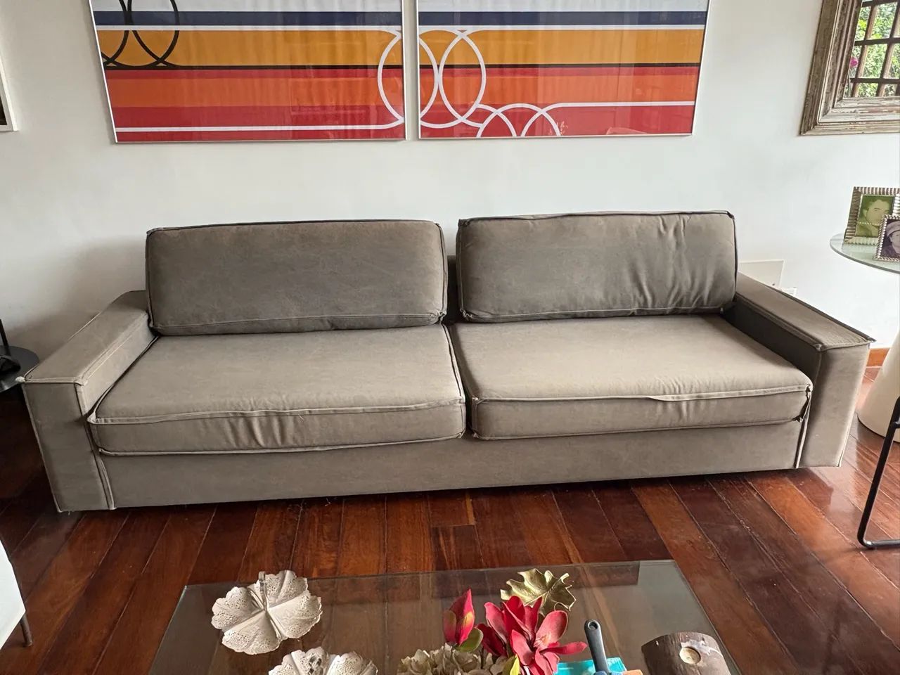 Sofá - cinza chumbo  - Foto 4