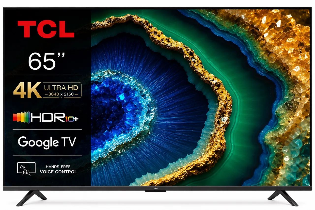 Smart TV TCL 65" 4K UHD + Google TV