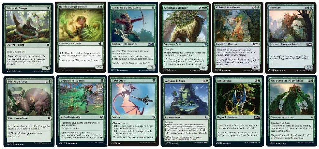 Magic the Gathering Deck FORÇA SILVESTRE - Foto 3