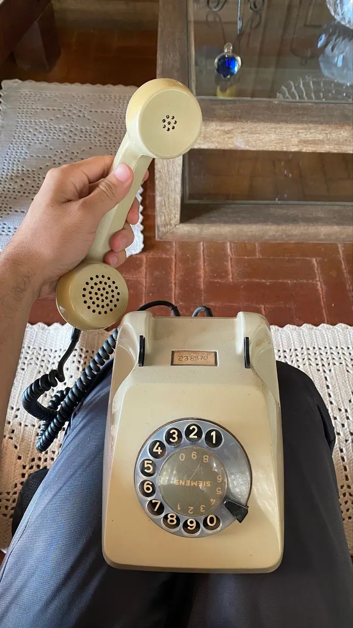 Telefone Antigo de Disco (Analógico) Siemens - Foto 2