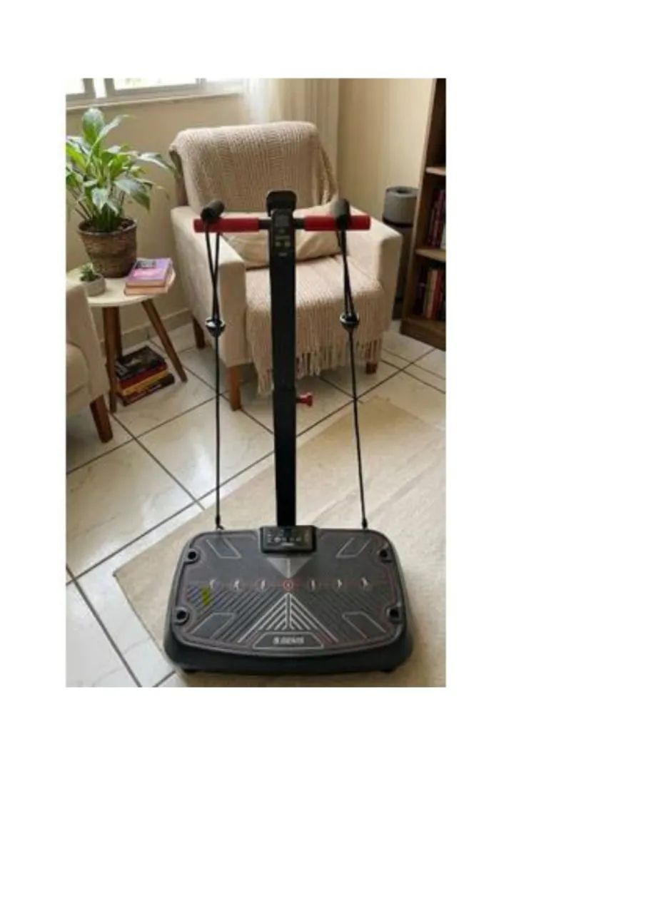 Plataforma Vibratória Genis com Elásticos: Academia em Casa!