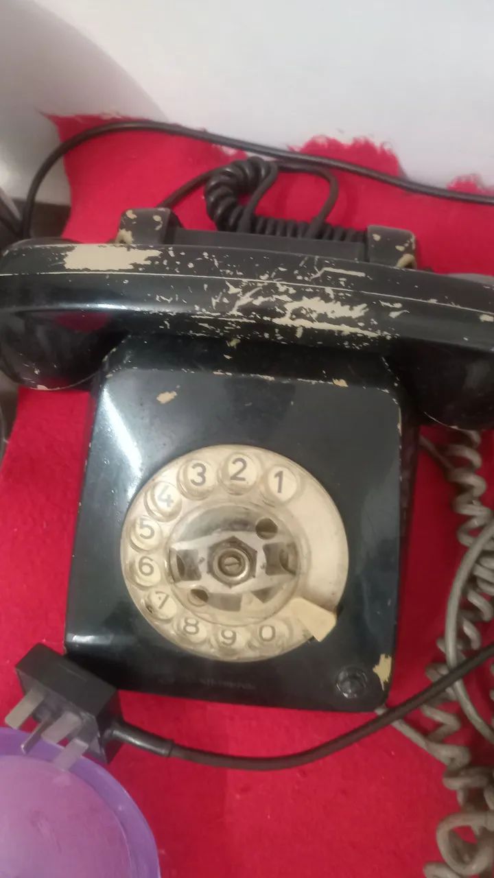TELEFONE ANTIGO PRETO 50,00  - Foto 3