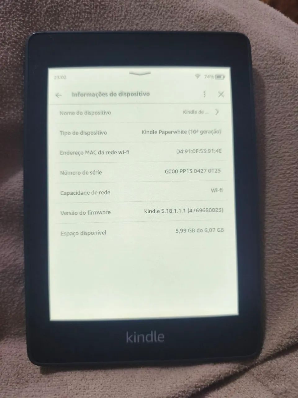 Kindle Paperwhite 10* Geração. - Foto 3