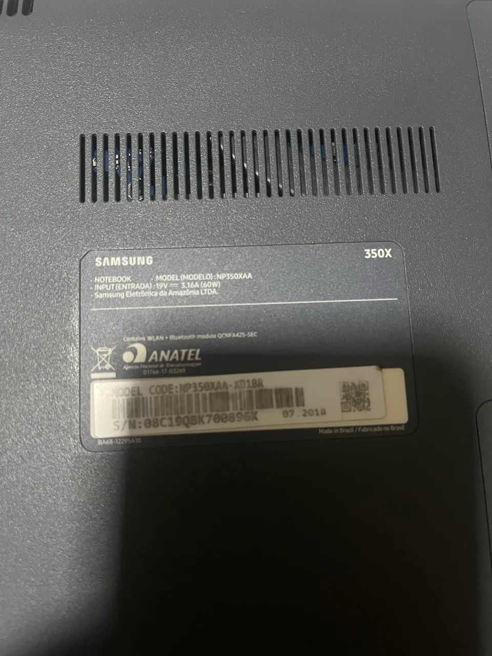 VENDO NOTEBOOK SAMSUNG - LINHA EXPERT