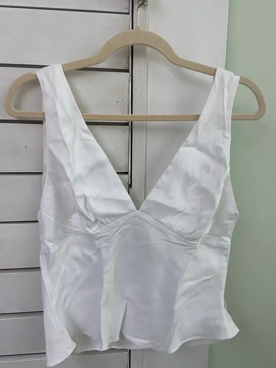 Blusa Farm decote V P - Foto 3