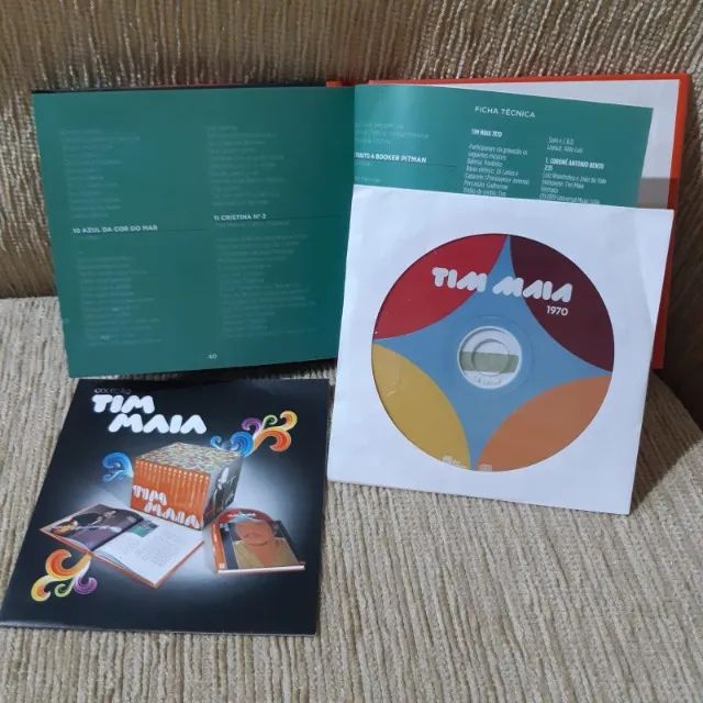 Cd Tim Maia com livreto, original em estado de zero - Foto 3