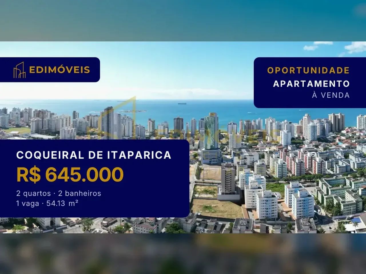 Apartamento 2 quartos no Coqueiral de Itaparica, pronto para morar