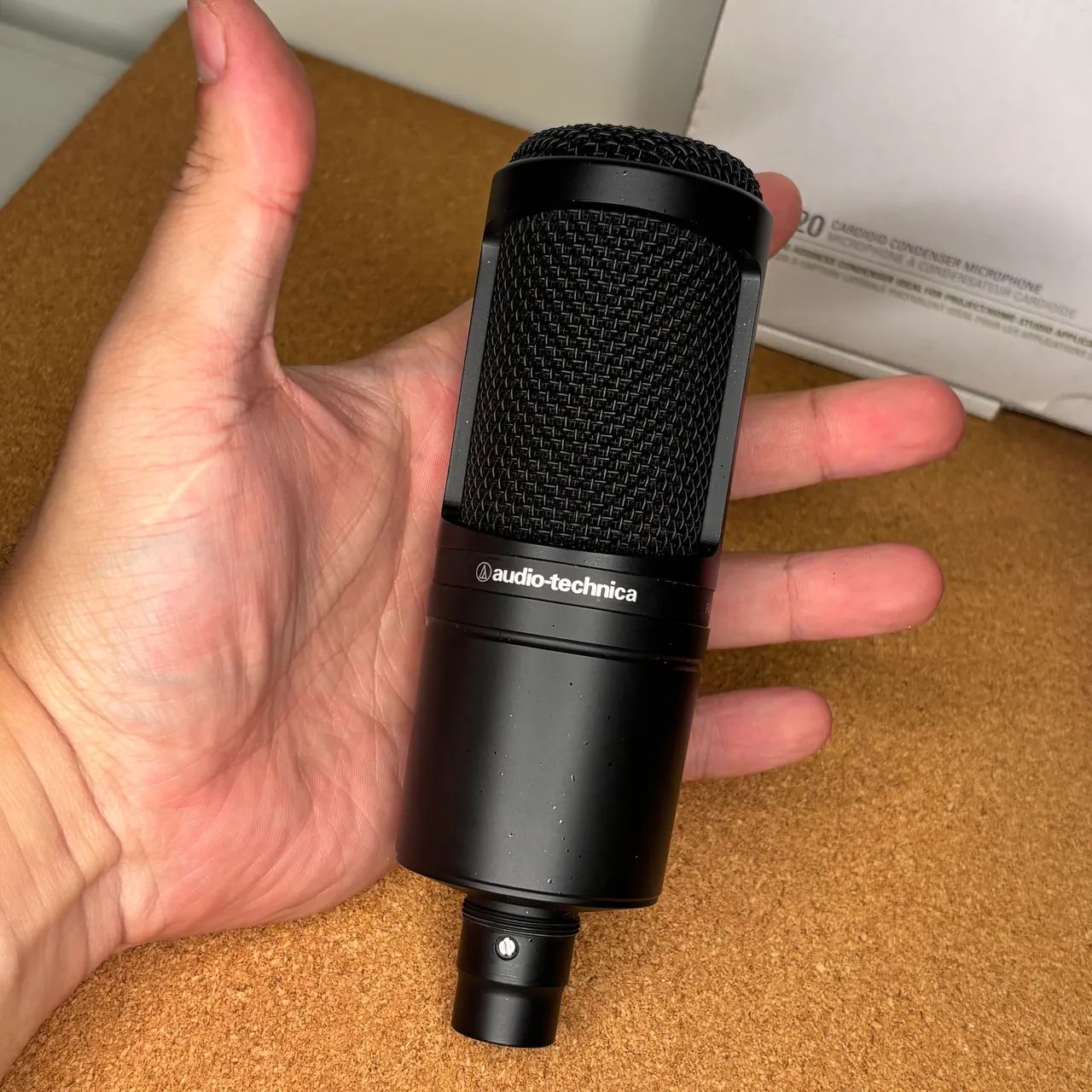 Microfone AT2020 Audio-Technica + Pedestal Girafa + Vocal Booth + Pop Filter