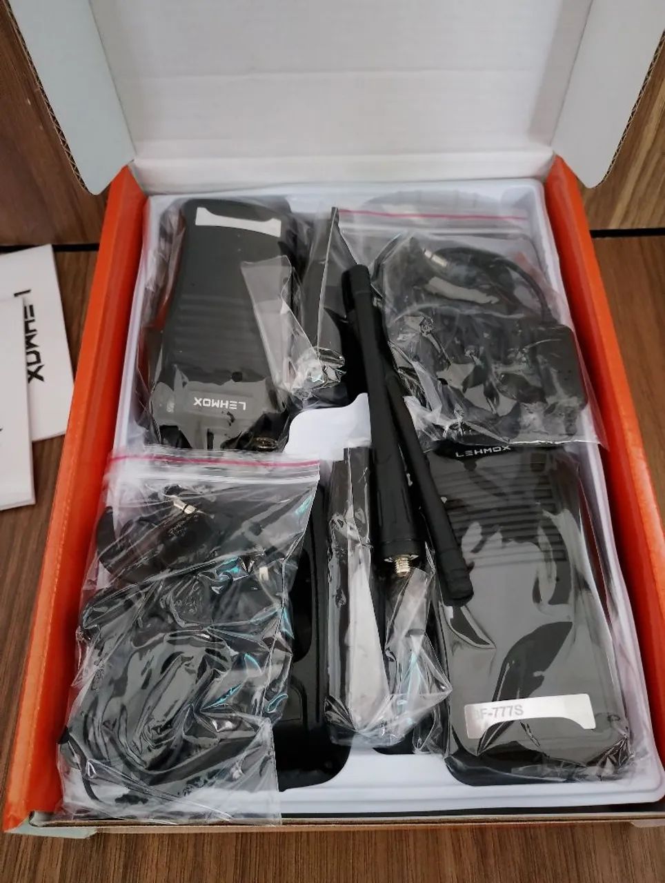 Rádio comunicador profissional com Anatel completo  - Foto 5