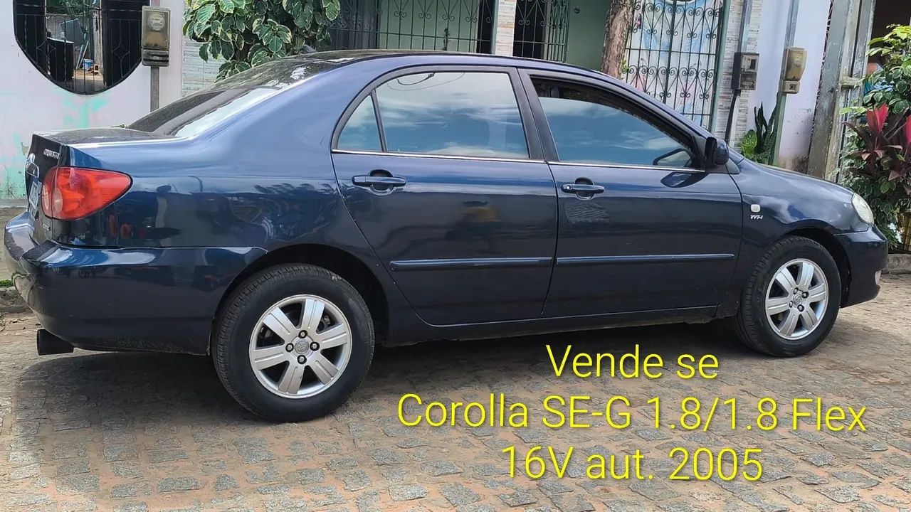 Toyota Corolla Se-g 1.8/1.8 Flex 16V Aut. 2005