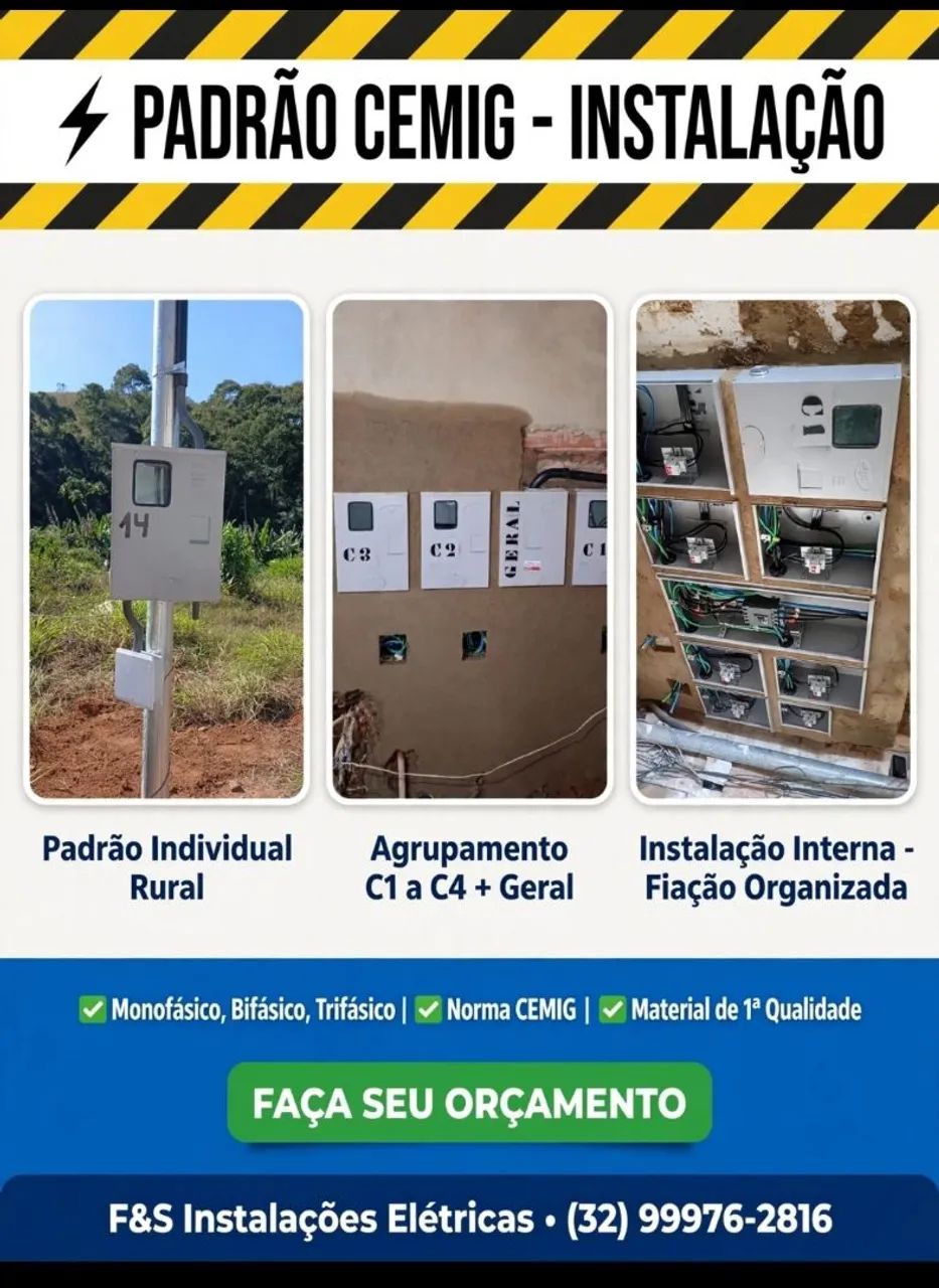 Eletricista Padrão cemig 