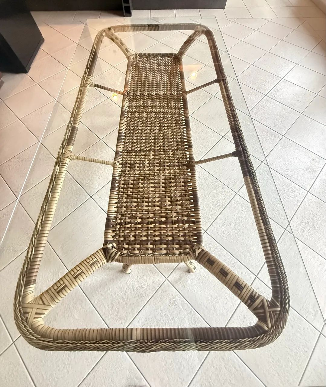 Oportunidade: Mesa Grande Tampo de Vidro  - Foto 2