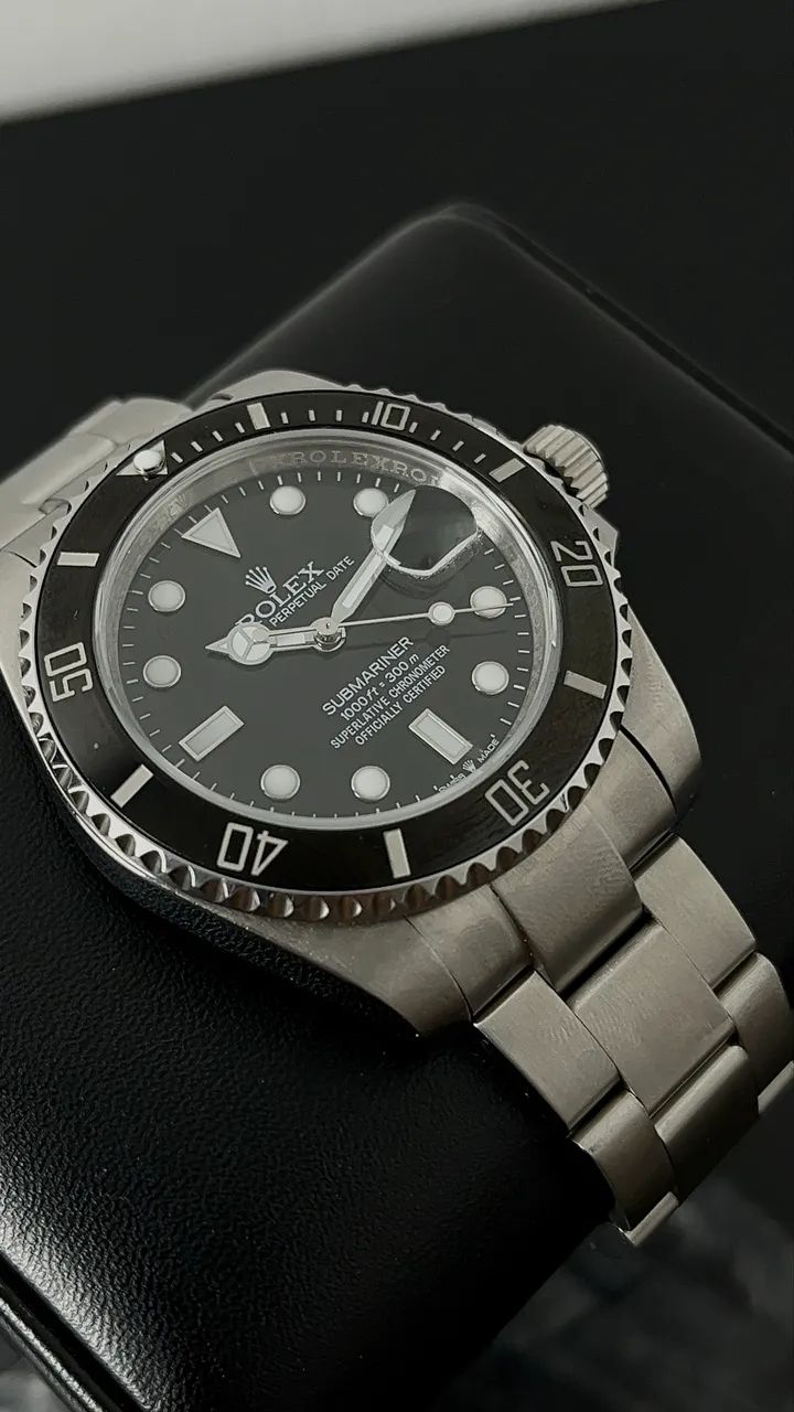 Relógio Rolex Submariner Date Black  - Foto 4